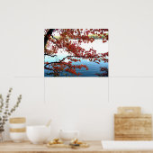 Herbst am Waldenteich Poster (Küche)
