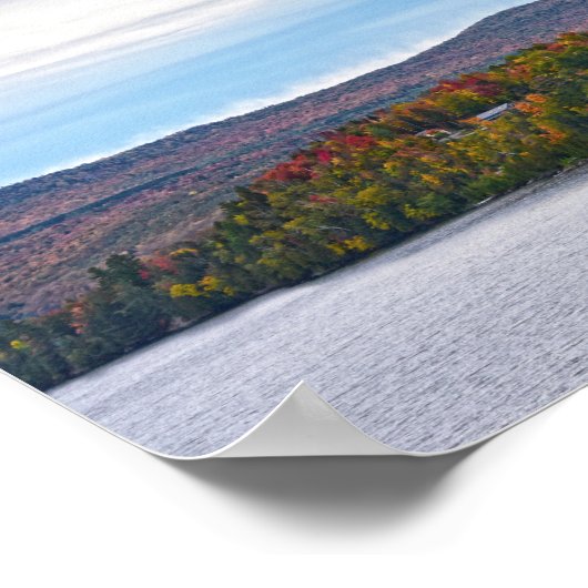 Herbst am Willoughby-See, Vermont Poster (Ecke)
