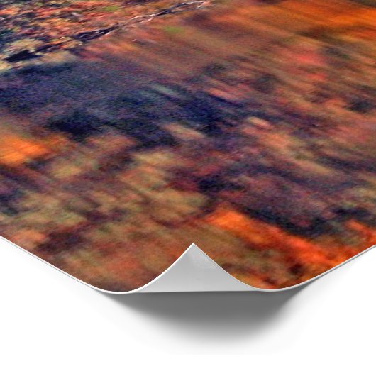 Herbst am Wisconsin Poster (Ecke)