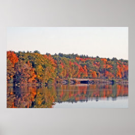 Herbst am Wisconsin Poster