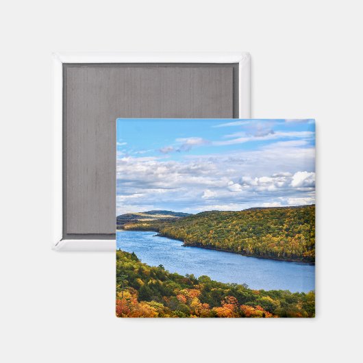 Herbst am Wolkensee Magnet (Vorderseite/Rückseite)