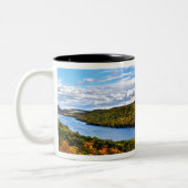 "Herbst am Wolkensee" Zweifarbige Tasse (Links)