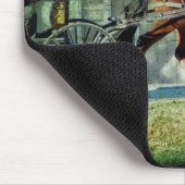 Herbst-Amish-Buggy Mousepad (Ecke)