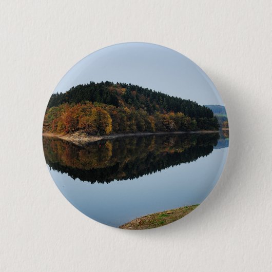 Herbst an der Aggertalsperre Button (Vorderseite)