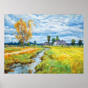 Herbst an der Havel Poster