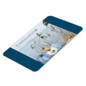 Herbst an der Küste Blau und Weiße Pumpkins und St Magnet (Linke Seite)