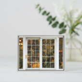 Herbst an Türen Postkarte (Stehend Vorderseite)