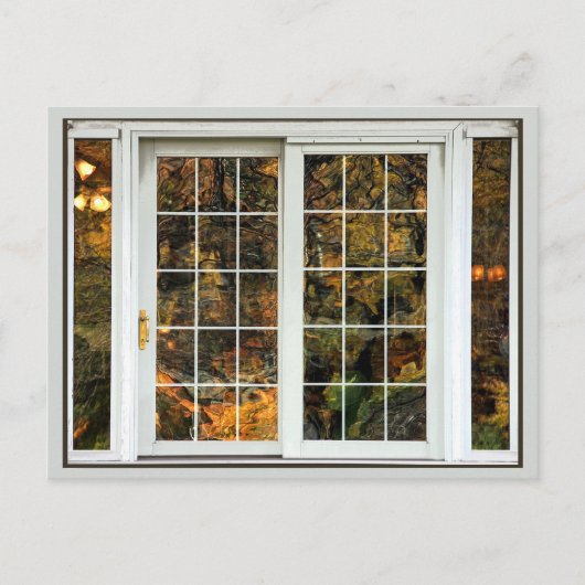 Herbst an Türen Postkarte (Vorderseite)