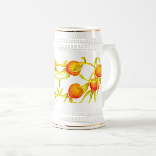 Herbst Ankunft auf einem Stein (R) Bierglas (VorderseiteRechts)