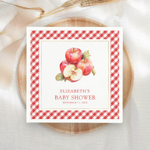 Herbst Apfel Aller Augen Baby Shower Serviette