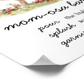 Herbst-Apfel unserer Augen Mom Osa Bar Schild (Ecke)