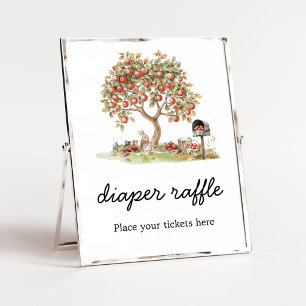 Herbst-Apple of our Eyes Windel-Raffle-Schild Poster