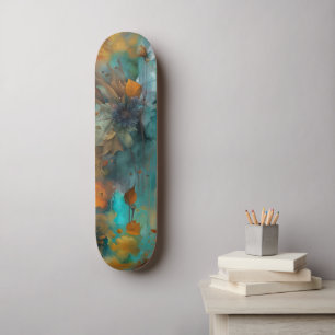 Herbst Aquamariner Russ Gold Abstrakt Skateboard