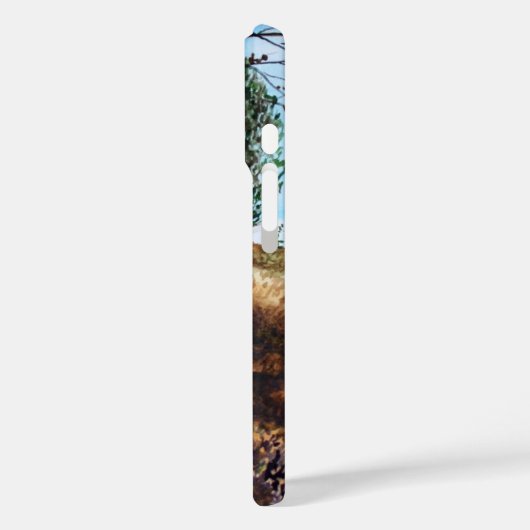 Herbst-Aquarellmalerei Case-Mate iPhone Hülle (Rückseite / Links)