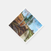 Herbst-Aquarellmalerei Serviette (Ecke)
