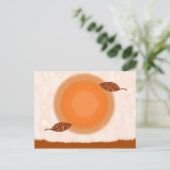 Herbst-Äquinoktikum-Gruß-Karte Postkarte (Stehend Vorderseite)