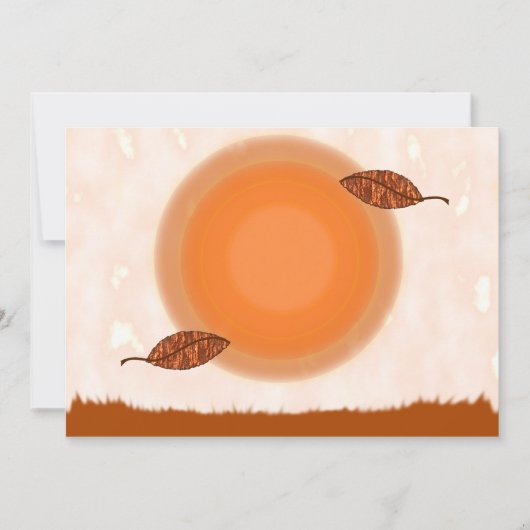 Herbst-Äquinoktikum-Party Einladung (Vorderseite)