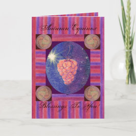 Herbst-Äquinoktikum-Segen Karte