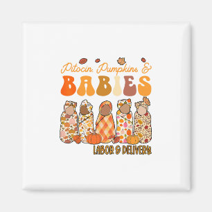 Herbst Arbeits- und Entbindungs Halloween Landd Kr Magnet