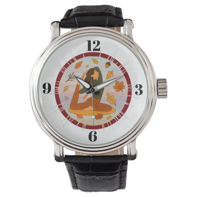 Herbst Armbanduhr (Vorderseite)