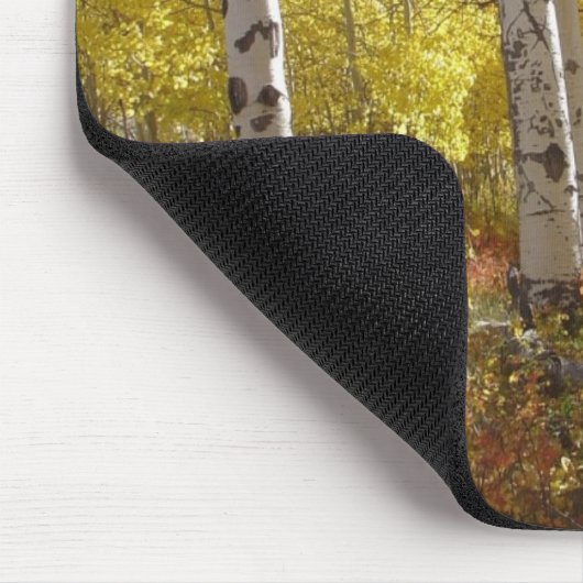 Herbst Aspen Trees Mountain Splendor Mousepad (Ecke)