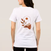 Herbst Ästhetik T-Shirt Tri-Blend Shirt (Rückseite)