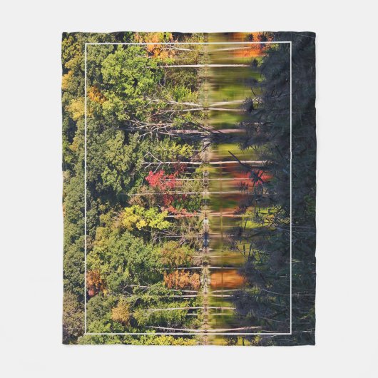 Herbst auf Beardsley-Teich Fleecedecke (Vorderseite)