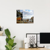 Herbst auf Cole's Hill, Plymouth, MA - Druck Poster (Heimbüro)