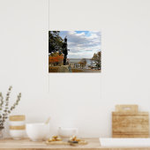 Herbst auf Cole's Hill, Plymouth, MA - Druck Poster (Küche)