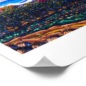 "Herbst auf dem Bauernhof, Pumpkins und Sonnenblum Poster (Ecke)