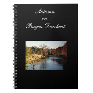 Herbst auf dem Bayou-Notebook Notizblock