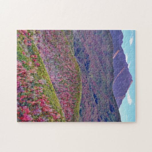 Herbst auf dem Berg Timpanogos Utah Puzzle (Horizontal)