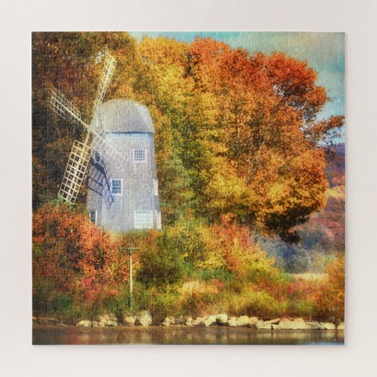 Herbst auf dem Fluss Puzzle (Vertikal)