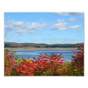 Herbst auf dem Foto Connecticut River Print
