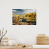 Herbst auf dem Gunnison River, Colorado Poster (Küche)