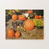 Herbst auf dem Platz Puzzle (Horizontal)
