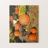 Herbst auf dem Platz Puzzle (Vertikal)