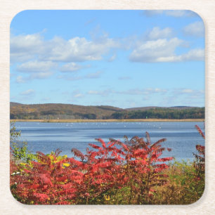 Herbst auf dem Untersetzer Connecticut