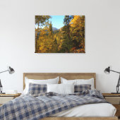 Herbst auf dem Weg zum Traumsee Leinwanddruck (Insitu (Schlafzimmer))