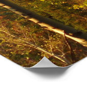 Herbst auf dem Weg zum Traumsee Poster (Ecke)