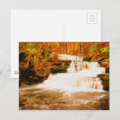 Herbst auf den Poconos Postkarte (Vorne/Hinten)