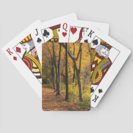 Herbst auf der Fahrrad-Spur II Spielkarten