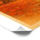 Herbst auf der Insel Nami Poster (Ecke)