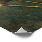 Herbst auf der Themse Poster (Ecke)