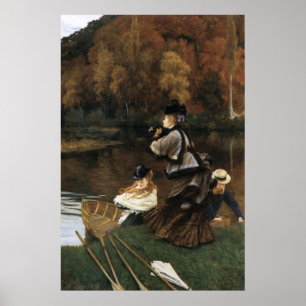 Herbst auf der Themse Poster