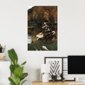 Herbst auf der Themse Poster (Heimbüro)