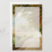 Herbst auf einer Landstraße Briefpapier (Vorne/Hinten)
