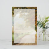 Herbst auf einer Landstraße Briefpapier (Stehend Vorderseite)