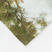 Herbst auf einer Landstraße Fleecedecke (Ecke)