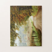 Herbst auf einer Landstraße Puzzle (Vertikal)